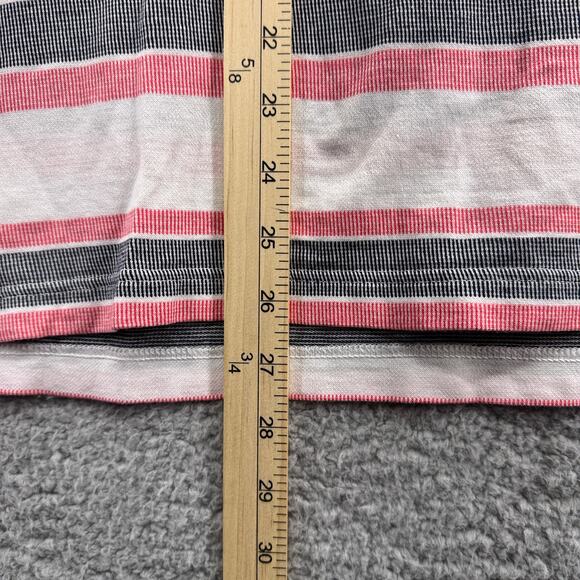 Lacoste T-Shirt Men’s XL Striped Regular Fit Crew Neck Cotton Made in Morocco - Picture 5 of 10